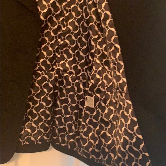 Tulle Black Pea Coat - Picture 5 of 9